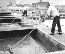 1960s-era sewage treatment plant