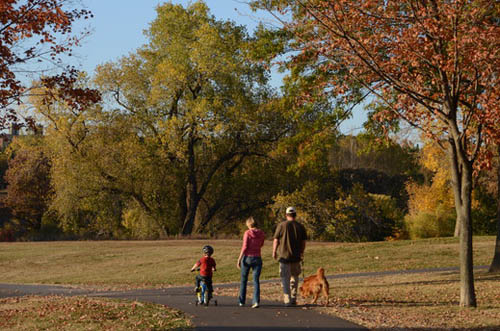 Residents enjoy abundant parks and open space, including the east unit of Battle Creek Regional Park, pictured here.