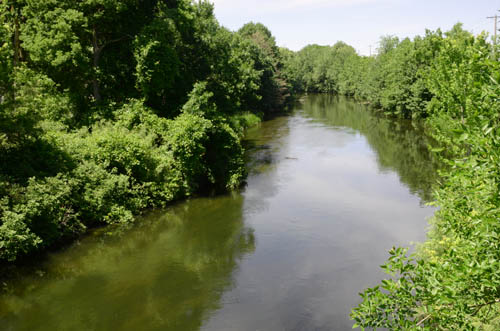 Minnehaha Creek flows out of Lake Minnetonka’s Gray’s Bay and winds its way through forest, neighborhoods, wetlands and golf courses to the Mississippi River. Pictured here is a stretch near Minnehaha Falls adjacent to where the sewer improvement project will take place.