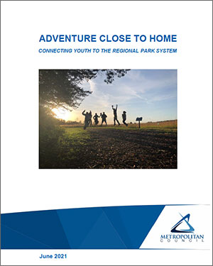 Cover of the Adventure Close to Home report.