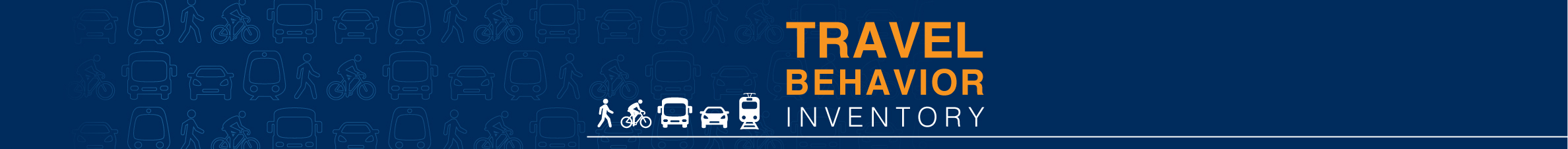 Travel Behavior Inventory banner