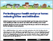 Protecting your health and home: reducing inflow and infiltration (pdf)