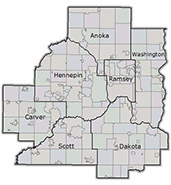 small icon of the Twin Cities region