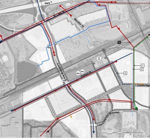 The Southwest Investment Framework identified infrastructure needs, including sewer and water, to support redevelopment concepts.