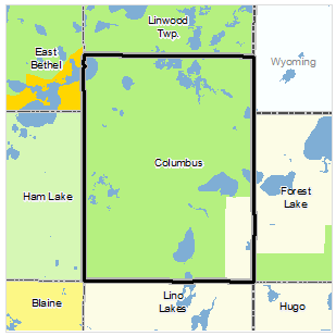 Columbus Community Designation Map