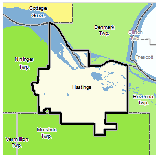 Hastings Community Designation Map