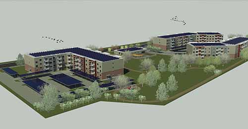 Artists rendering of Edison project in Roseville. Artists rendering of Edison project in Roseville.