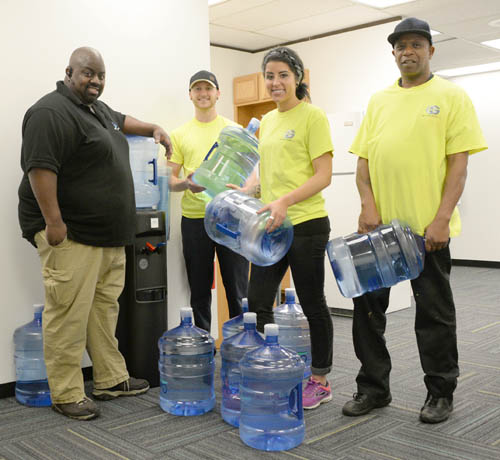 Gerald Ben-Ami (left) and his team at Big G Tech Support