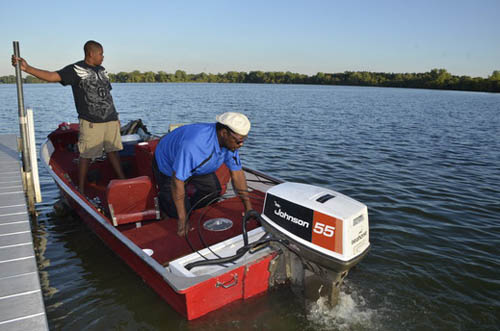 Boaters, canoeists and anglers enjoy the abundance of water in the 5,500-acre park reserve.