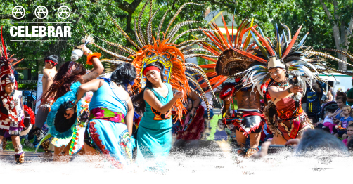 Kalpulli KetzalCoatlicue is a dance group that performs at many venues around the metro area, including Nokomis Regional Park for the annual Monarch Festival. This image appears in the parks map.