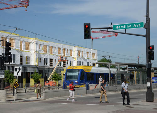 Project for Pride in Living is developing Hamline Station Apartments, with 108 rental units affordable to households earning from 30%25 to 60%25 of area median income.