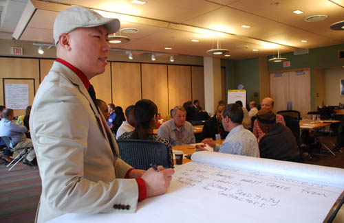Jon Vang, Council equal opportunity consultant for the Council, at a Great Minds workshop in Minneapolis earlier this year where participants noted the need for training opportunities.