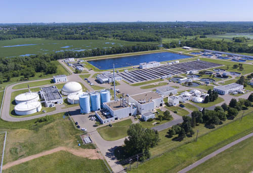 Blue Lake Wastewater Treatment Plant, 2016, serving Waconia and 30 other west metro communities.