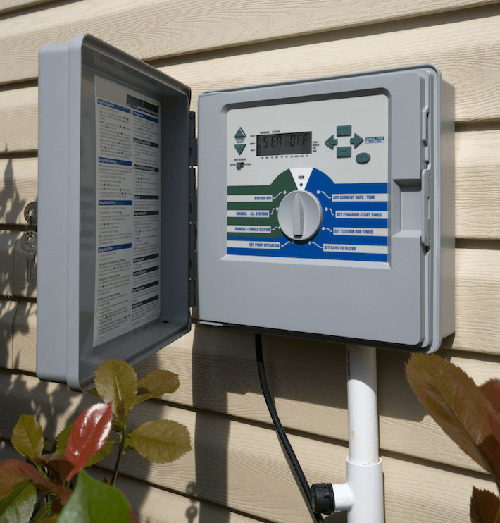 WaterSense labeled irrigation controllers use local weather and landscape conditions to tailor watering schedules to actual conditions on the site, instead of watering with a clock and preset schedule.