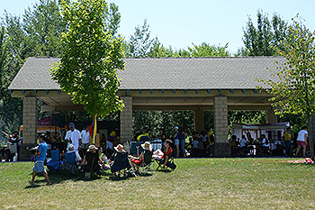 Picnic shelter.