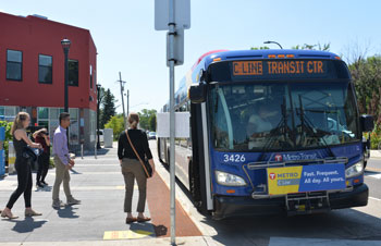 Metro Transit C Line bus.