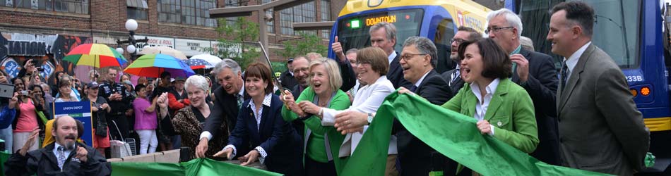 METRO Green Line ribbon cutting.