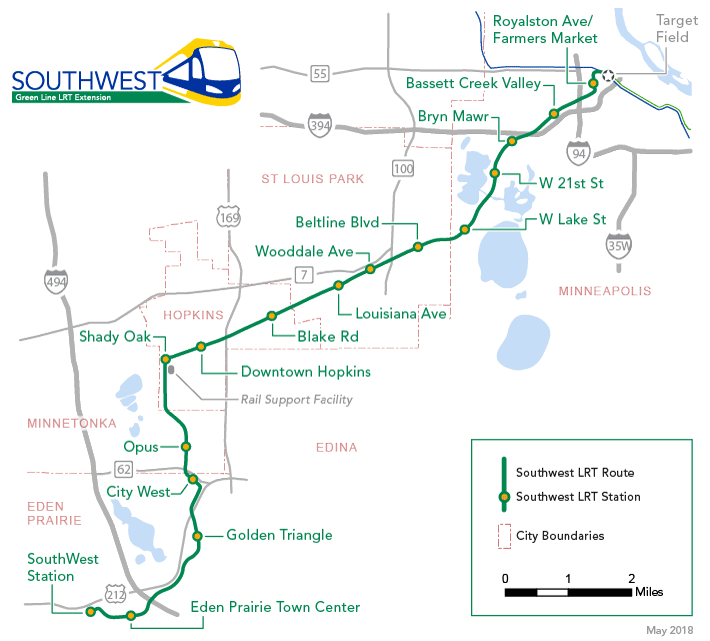 Route and Stations Metropolitan Council