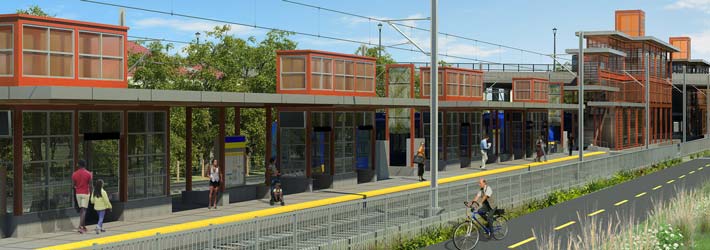 West Lake Street Station rendering