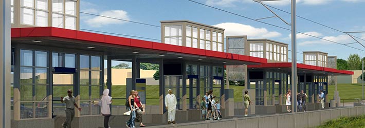 Golden Triangle station rendering