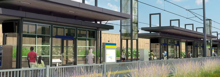 City West Station rendering