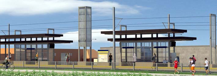 Shady Oak Station rendering