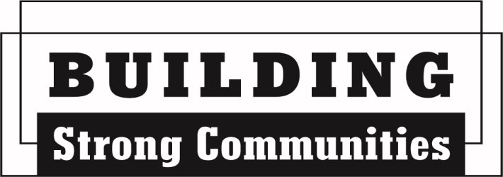Building Strong Communities logo.