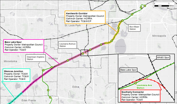 Future freight rail map