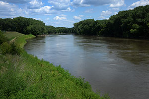 The banks of the Minnesota River in Chaska.