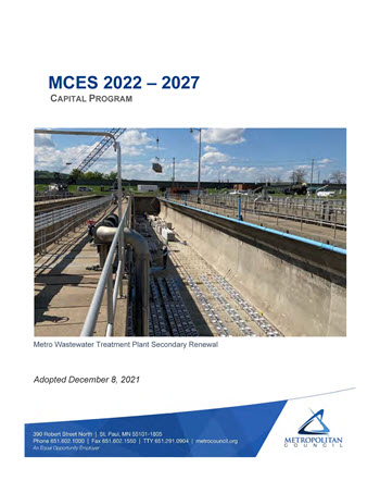 Cover of the 2022-2027 Capital Improvement Program, linking to the full document.