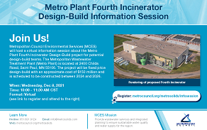 Fourth incinerator design-build info session postcard