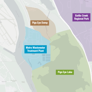 Pig Eye Lake Map