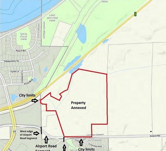 <div class='lb-heading'>Laketown Elementary Location </div><div class='lb-text'>Laketown Elementary is located on the eastside of Waconia.  Land for the new school was annexed from Laketown Township. </div>