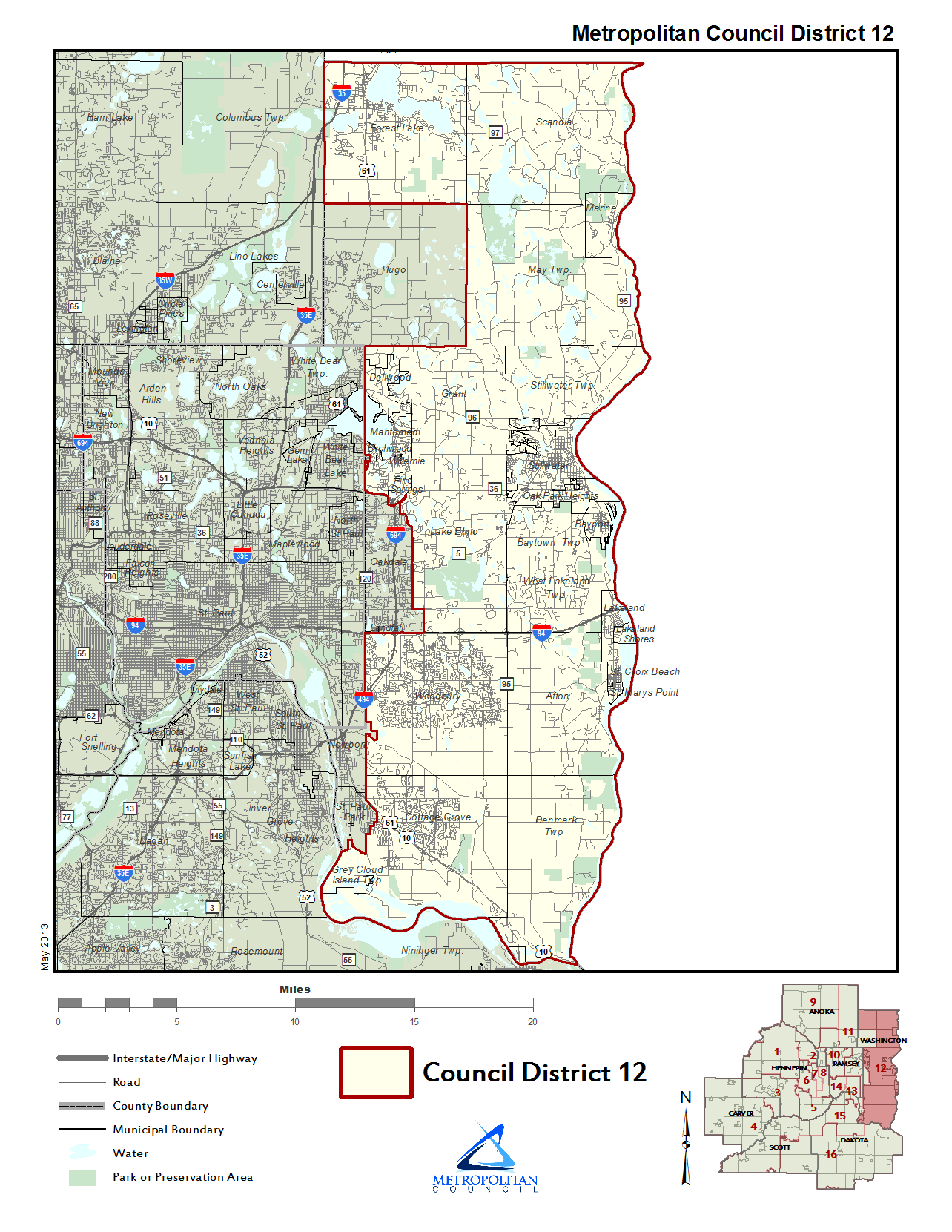 District 12 Metropolitan Council