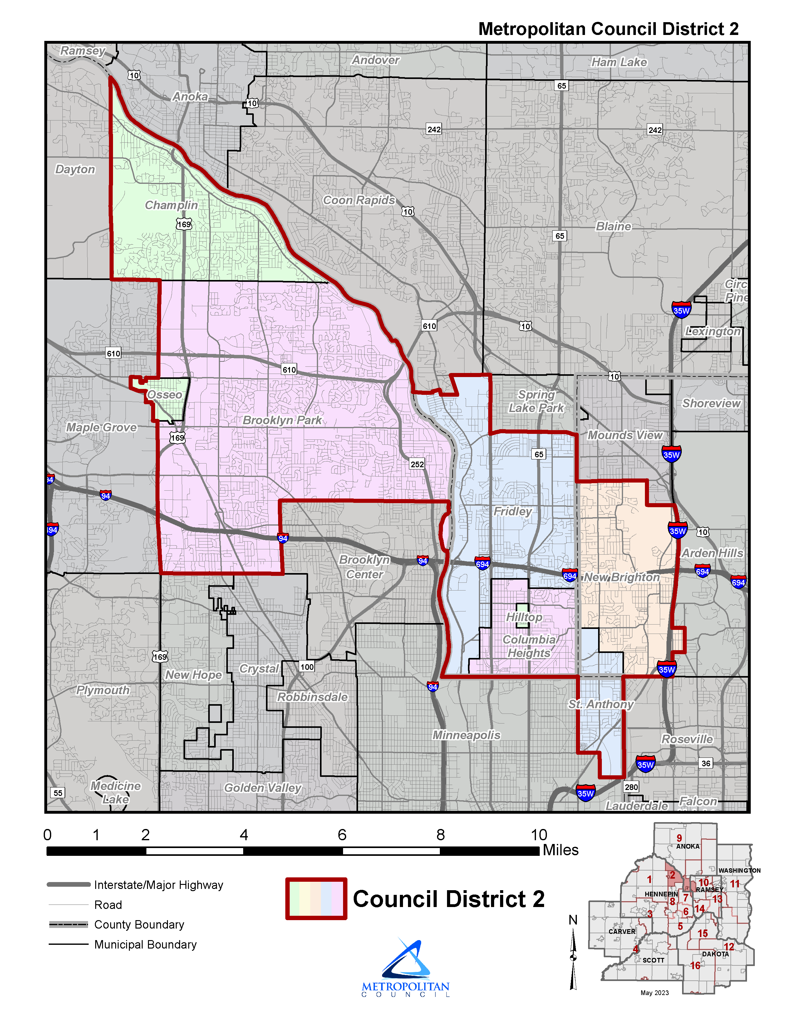 Council District 2 map