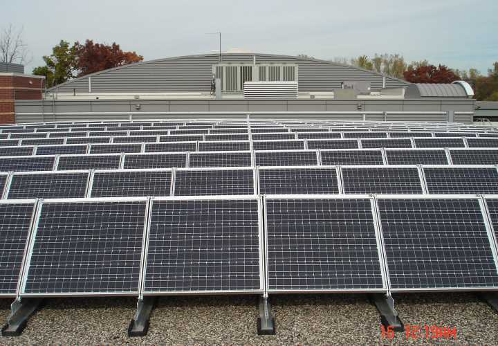 <div class='lb-heading'>City Hall Solar Panels</div><div class='lb-text'>Solar is important to Maplewood and the City has a solar array on the City Hall property.  </div>