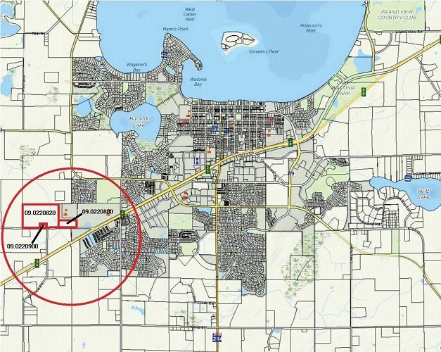 <div class='lb-heading'>New Waconia High School - Middle School Campus Location</div><div class='lb-text'>The new Waconia High School – Middle School Campus is located on the westside of Waconia. Land for the expanded school campus site was annexed from Waconia Township.</div>