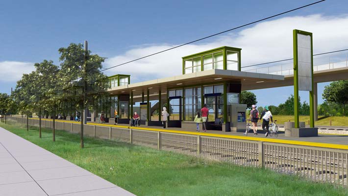 Station design rendering