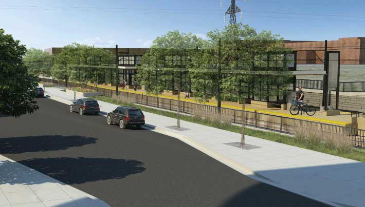 Town Center Station design rendering