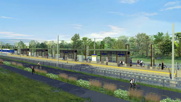 Station design rendering