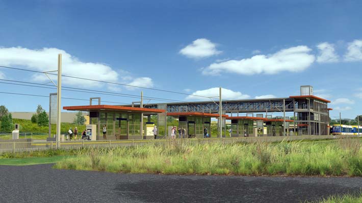 Station design rendering