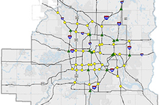 Freeway system interchange study