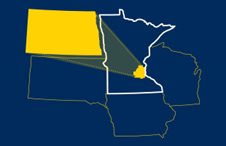 North Dakota to 7 county